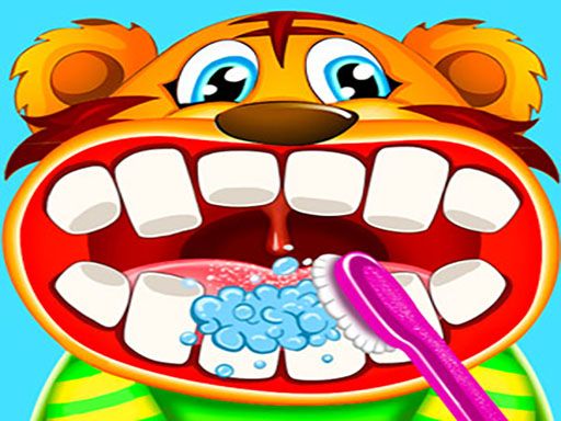 Baby Panda Dentist Care - browser game screenshot