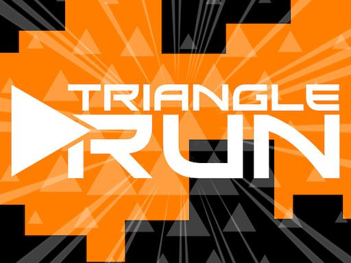 Triangle Run - browser game screenshot