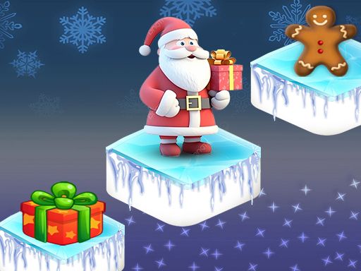 Santa Ice Jump - browser game screenshot