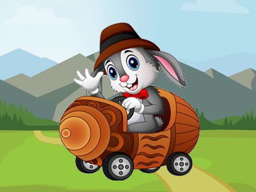 Cartoon Animals In Cars Match 3 - browser game screenshot