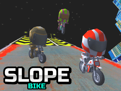 Slope Bike - browser game screenshot