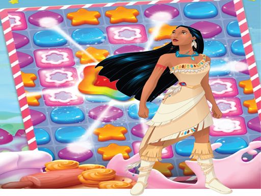 Play Pocahontas Sweet Matching Game - browser game screenshot