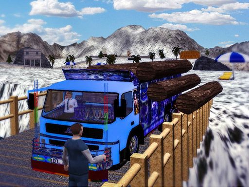 Cargo Truck Transport Simulator  2020 - browser game screenshot