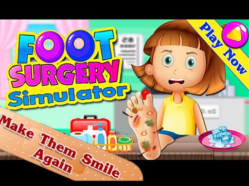Foot Surgery Simulator 2d - Foot Doctor - browser game screenshot