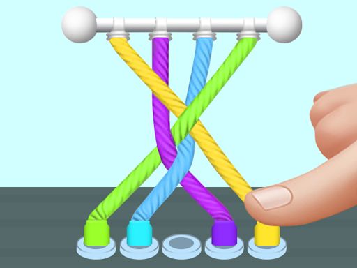 Color Rope Puzzel - browser game screenshot