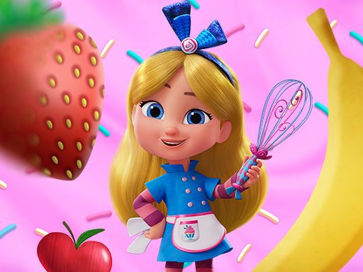 WONDERLAND CAKE MAKER - browser game screenshot
