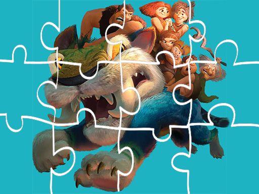 The Croods Jigsaw Game - browser game screenshot