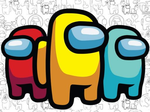 Among Us Coloring - browser game screenshot