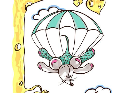 Cute Animals Sky Fall Cute Animals Sky Fall - browser game screenshot