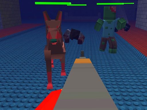 Revenge Of the PixelMan Survival - browser game screenshot