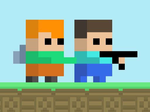 Minescrafter - Steve and Alex - browser game screenshot
