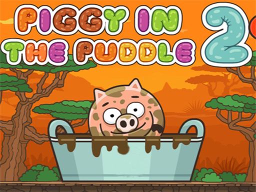 Piggy In The Puddle game - browser game screenshot