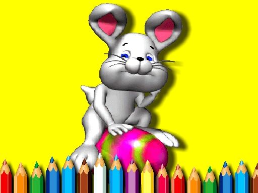BTS Easter Coloring Book - browser game screenshot