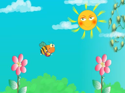 Flap Bee Flap Bee - browser game screenshot