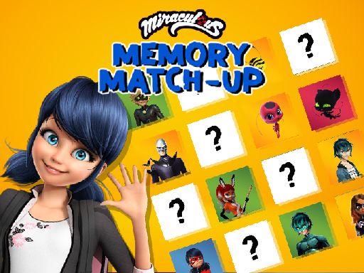 Miraculous Memory Match Up Miraculous Memory Match Up - browser game screenshot