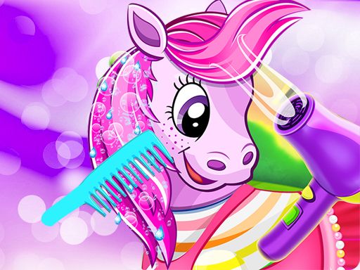 Pony Pet Salon Game - browser game screenshot