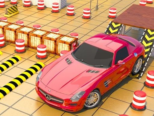 Backyard Car Parking Master - browser game screenshot