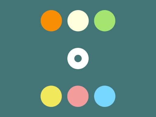 Two Rows Colors - browser game screenshot