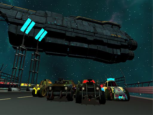 Moon Car Stunt - browser game screenshot