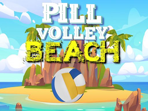 Pill Volley Beach - browser game screenshot