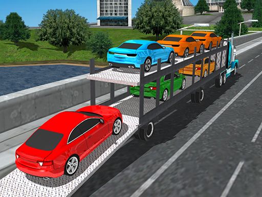 Car Transport Truck Simulator Car Transport Truck Simulator - browser game screenshot