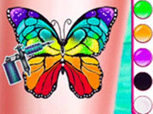 Princess Punk Fashion - Tattoo Desgin - browser game screenshot