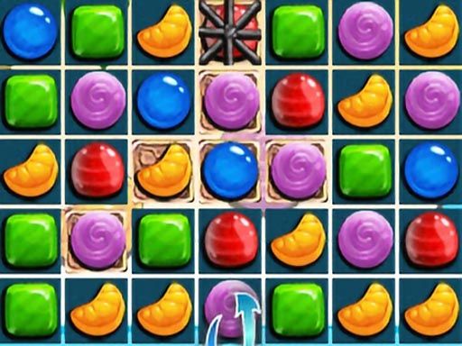 Sweet Candy Match 3 HTML5 - browser game screenshot