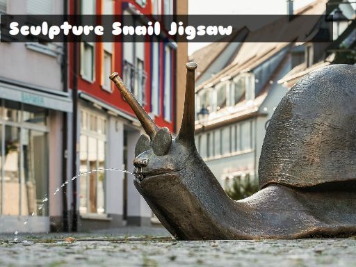Sculpture Snail Jigsaw - browser game screenshot