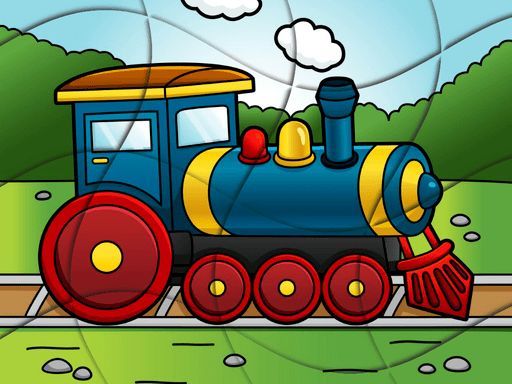 Transport Wavy Jigsaw - browser game screenshot