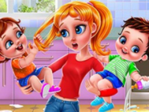 Babysitter Madness - browser game screenshot