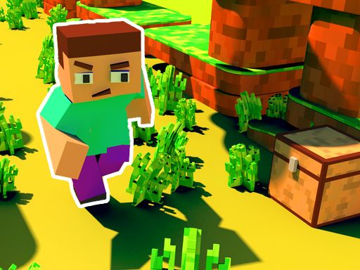 Craft Runner - Mine Rush - browser game screenshot