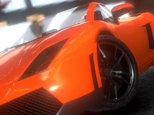 3D Car Track Racer Alpha - browser game screenshot