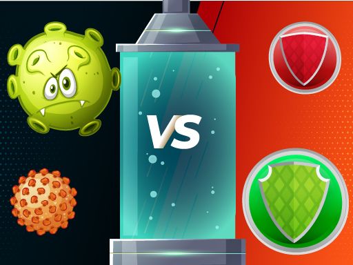Coronavirus Fight - browser game screenshot