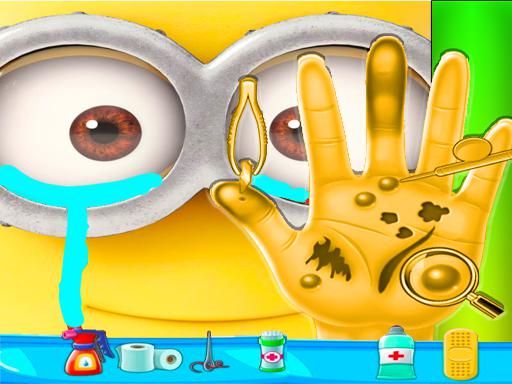 Minion Hand Doctor Game Online - Hospital Surgery - browser game screenshot