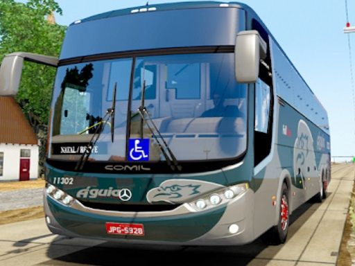 City Bus Driving 3D - browser game screenshot