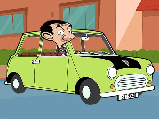 Mr. Bean Car Hidden Keys - browser game screenshot