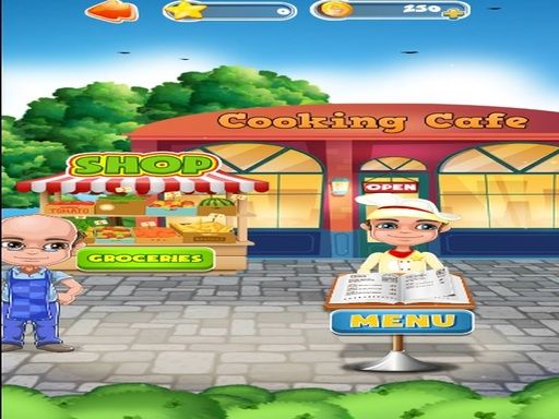 Cooking Cafe - browser game screenshot