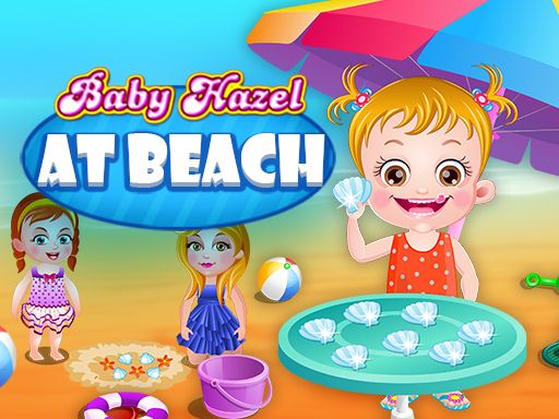 Baby Hazel at Beach - browser game screenshot