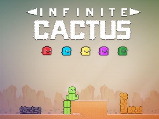 Infininte Cactus - browser game screenshot