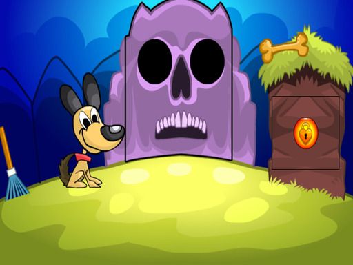 Witch Dog Escape  - browser game screenshot