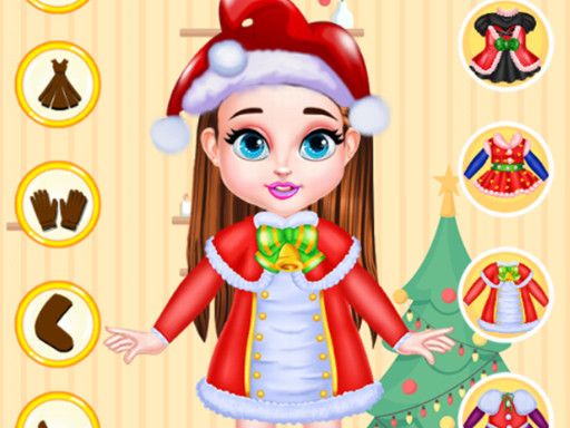 Baby Taylor Christmas Dressup - browser game screenshot