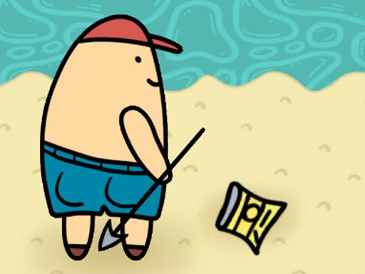Sea side Cleaning Day - browser game screenshot