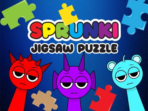 Sprunki Jigsaw Puzzle - browser game screenshot