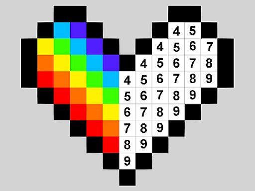 Color by Numbers - browser game screenshot