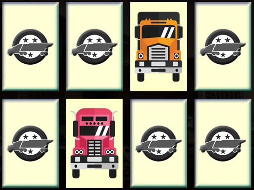 American Trucks Memory - browser game screenshot