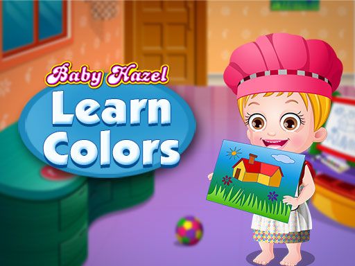 Baby Hazel Learns Colors - browser game screenshot