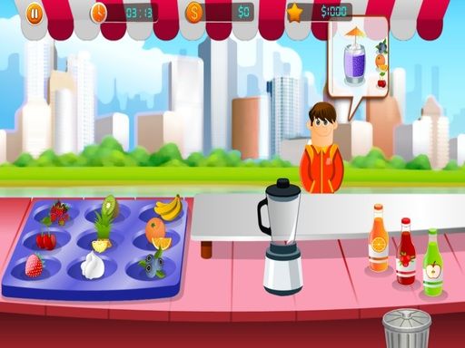 Drink Buffet - browser game screenshot