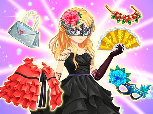 Anime Princess DressUp - browser game screenshot