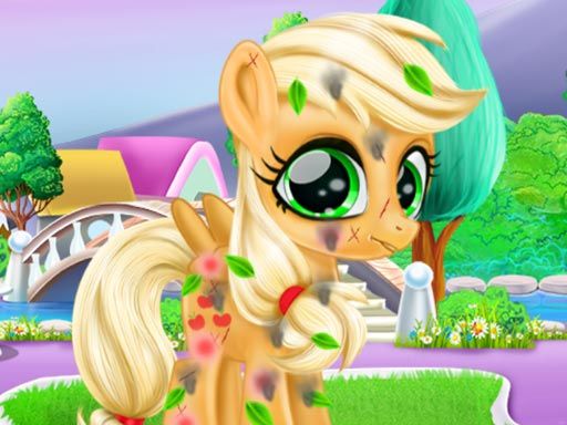 CUTE PONY CARE - browser game screenshot