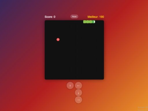 SnakeGamePro - browser game screenshot